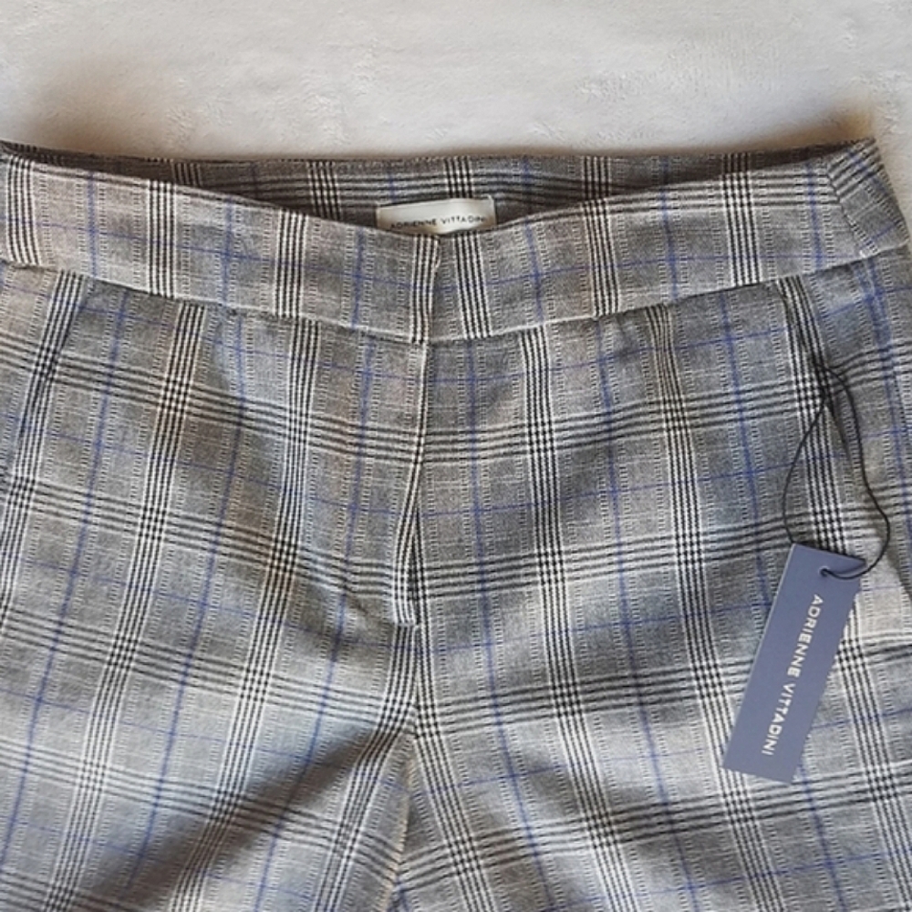 Adrienne Vittadini Plaid Straight Pant - Picture 5 of 9